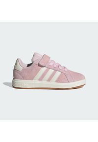 Adidas - Buty Grand Court 00s Kids. Kolor: biały, wielokolorowy, różowy, brązowy