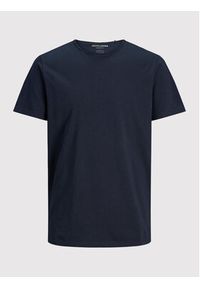 Jack & Jones - Jack&Jones T-Shirt Basher 12182498 Granatowy Regular Fit. Kolor: niebieski. Materiał: bawełna #7