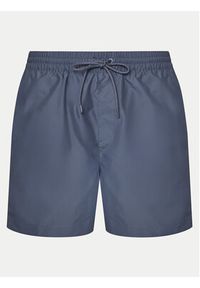 Calvin Klein Swimwear Szorty kąpielowe KM0KM01109 Niebieski Regular Fit. Kolor: niebieski. Materiał: syntetyk #8