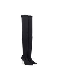 Patrizia Pepe Kozaki 8Y0127 J346 Czarny. Kolor: czarny. Materiał: materiał