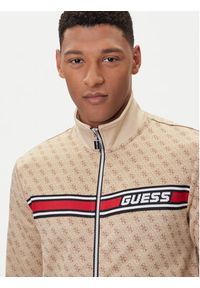 Guess Bluza Z2BQ06 K7122 Beżowy Regular Fit. Kolor: beżowy. Materiał: bawełna, syntetyk #5