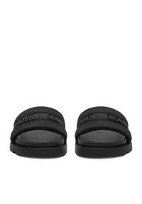 Guess Jeans Klapki EO-GJ2123 Czarny. Kolor: czarny. Materiał: materiał #3
