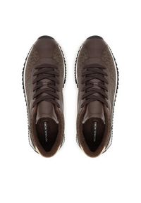 MICHAEL Michael Kors Sneakersy Rhodes Trainer 43R6RHFS3L Brązowy. Kolor: brązowy. Materiał: skóra #4