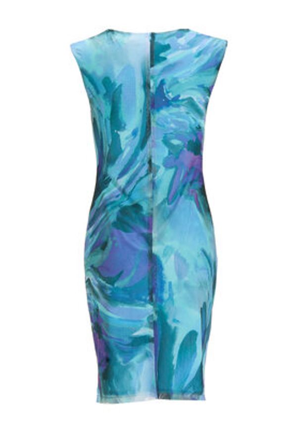 Swing Sukienka koktajlowa 5AI21400 Niebieski Slim Fit. Kolor: niebieski. Materiał: syntetyk. Styl: wizytowy