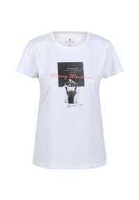 Regatta - T-shirt Damski Z Górą Fingal VI. Kolor: biały