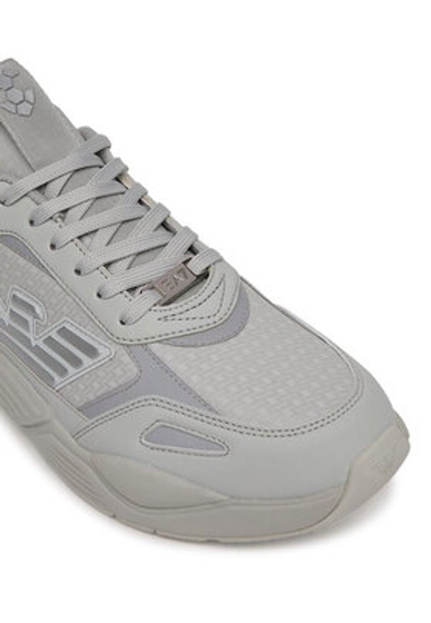 EA7 Emporio Armani Sneakersy X8X221 XK437 R979 Szary. Kolor: szary. Materiał: skóra