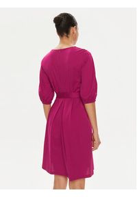 Weekend Max Mara Sukienka koktajlowa Jumbo 2415621072650 Różowy Regular Fit. Kolor: różowy. Materiał: bawełna. Styl: wizytowy #4