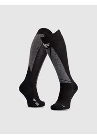 4f - 4F Skarpety narciarskie z wełną merino męskie - czarne 39-42. Kolor: czarny. Materiał: wełna. Sport: narciarstwo #1
