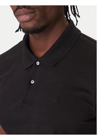Calvin Klein Polo LV04LC254G Czarny Slim Fit. Typ kołnierza: polo. Kolor: czarny. Materiał: bawełna #5
