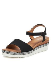 Clara Barson Espadryle WS2189-15 Czarny. Kolor: czarny. Materiał: materiał, syntetyk #3