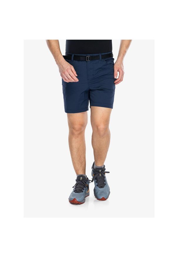 columbia - Spodenki turystyczne męskie Columbia Sharpe Canyon Short. Kolor: niebieski. Sport: turystyka piesza