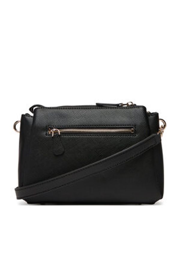 Guess Torebka Noelle II HWZG96 72120 Czarny. Kolor: czarny. Materiał: skórzane