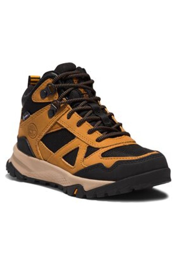 Timberland Sneakersy Lincoln Peak Mid Wp TB0A5NV32311 Brązowy. Kolor: brązowy. Materiał: zamsz, skóra