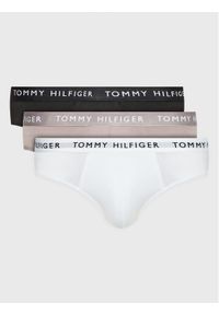 TOMMY HILFIGER - Tommy Hilfiger Komplet 3 par slipów UM0UM02206 Kolorowy. Materiał: bawełna. Wzór: kolorowy #1