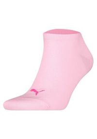 Puma Zestaw 3 par niskich skarpet unisex 938624 Różowy. Kolor: różowy. Materiał: bawełna, materiał