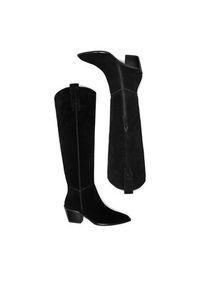 Badura Kozaki C-ANIYA-DX01381 Czarny. Kolor: czarny. Materiał: zamsz, skóra #4