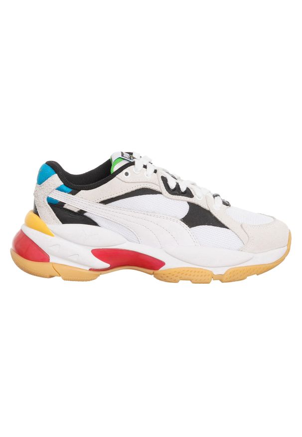 Puma - PUMA LQD Cell Epsilon WH ZLN 0779 Sneakersy Unisex. Kolor: czerwony, wielokolorowy, czarny. Materiał: skóra. Sport: bieganie