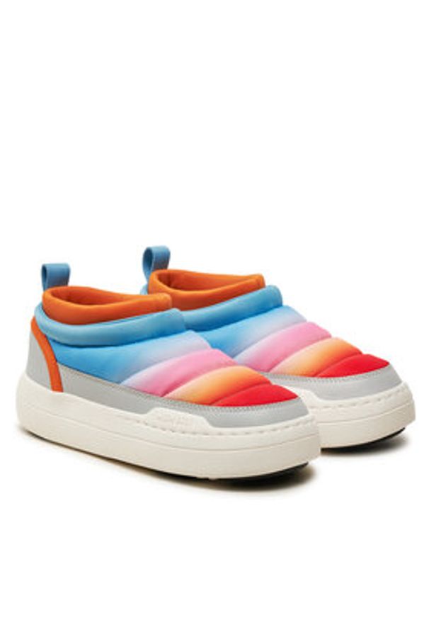 Moon Boot Botki Park Soft Sunrise 80D2470040 Kolorowy. Materiał: skóra. Wzór: kolorowy