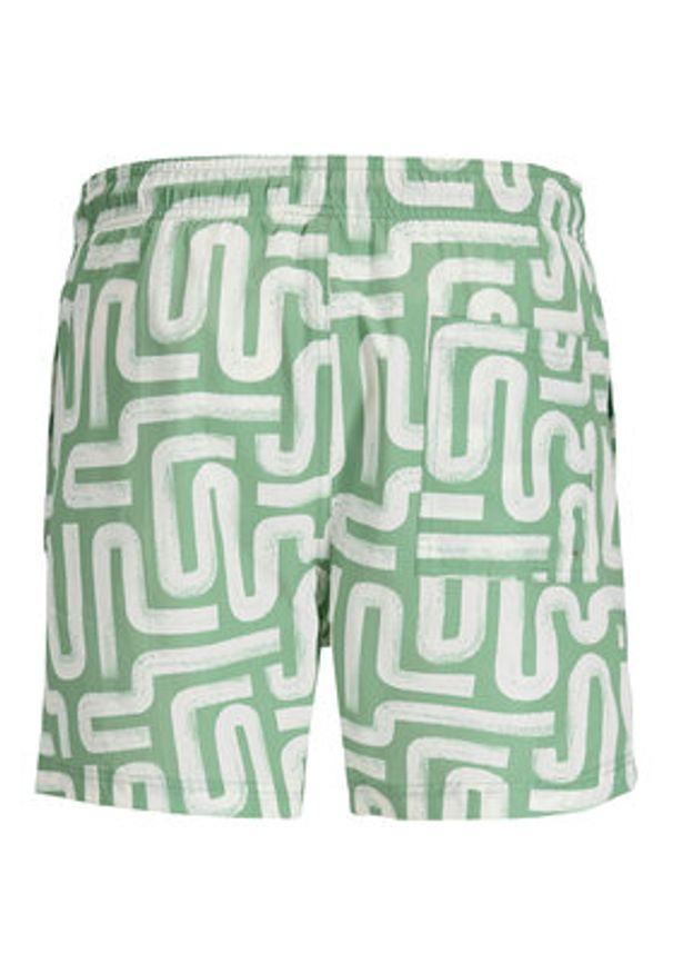 Jack & Jones Szorty kąpielowe Maui Sand 12291428 Zielony Regular Fit. Kolor: zielony. Materiał: syntetyk