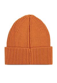 Calvin Klein Czapka Re-Lock Beanie W/Emb K60K608660 Brązowy. Kolor: brązowy. Materiał: bawełna