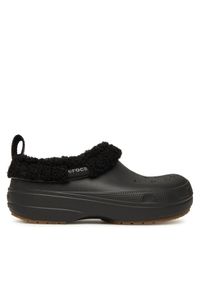 Crocs Klapki Classic Lined Shorty 211380 Czarny. Kolor: czarny