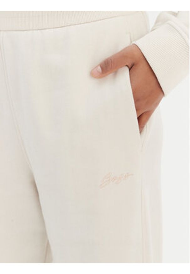 BOSS Spodnie dresowe C-Endless 50554685 Écru Relaxed Fit. Materiał: bawełna
