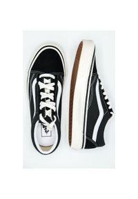 Buty na deskorolkę unisex Vans Old Skool czarne. Kolor: czarny, biały, wielokolorowy. Model: Vans Old Skool. Sport: skateboard