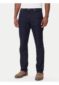 Wrangler Jeansy Greensboro 112362557 Granatowy Straight Leg. Kolor: niebieski