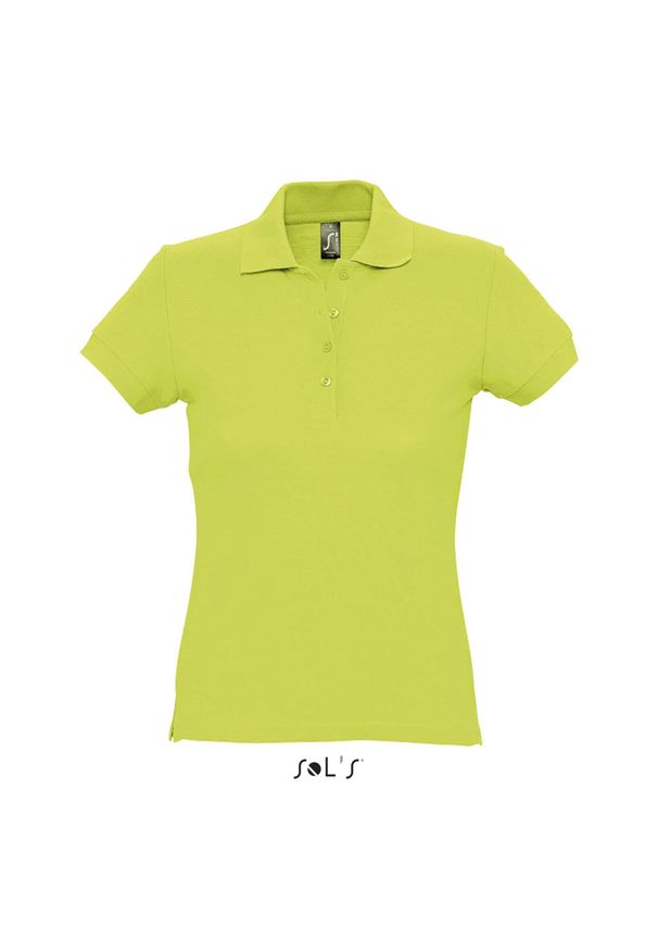SOL'S - Polo Sol's Passion. Okazja: na co dzień. Typ kołnierza: polo. Kolor: zielony. Styl: casual