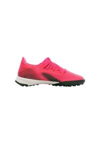 Buty do biegania Chłopak Adidas X Ghosted.3 Turf róża. Kolor: różowy. Sport: piłka nożna #2