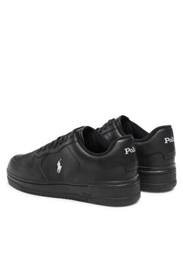 Polo Ralph Lauren Sneakersy Masters Crt 809891791002 Czarny. Kolor: czarny. Materiał: skóra