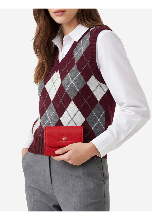 Beverly Hills Polo Club Portfel CWBEO-BHPC-W1-002-SS26 Czerwony. Kolor: czerwony. Materiał: materiał