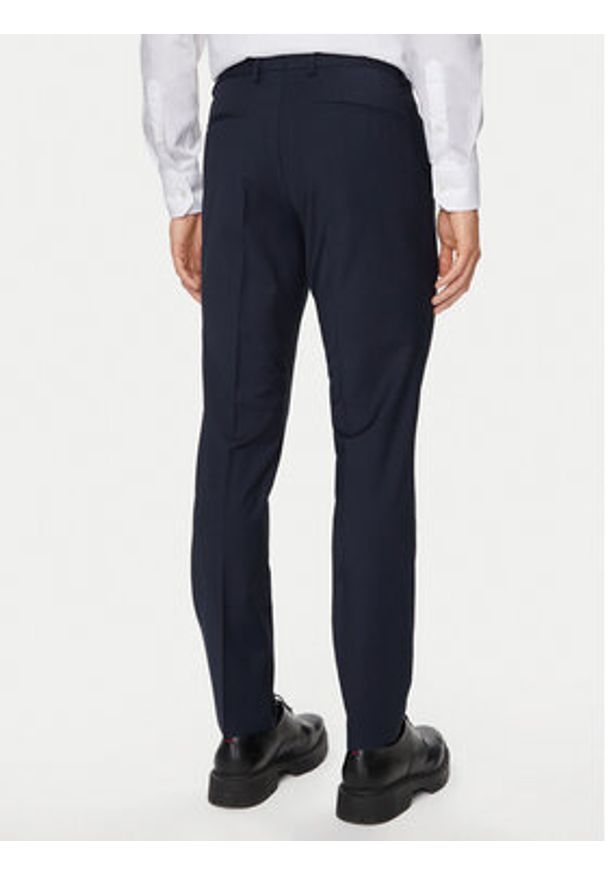 Hugo Garnitur 50450994 Granatowy Extra Slim Fit. Kolor: niebieski. Materiał: wełna