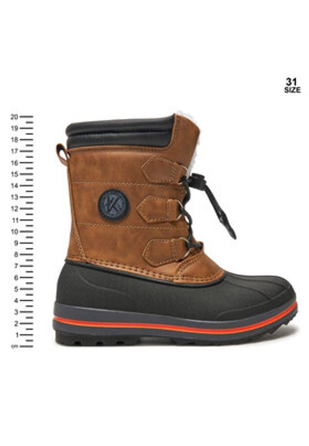 Kimberfeel Śniegowce Jarek M Brązowy. Kolor: brązowy. Materiał: skóra