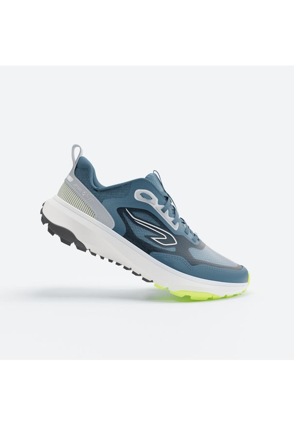KALENJI - Buty do biegania męskie Kiprun JF 190 Grip. Kolor: wielokolorowy, niebieski, szary