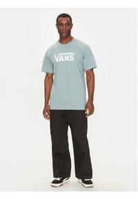 Vans T-Shirt Classic VN000GGG Niebieski Regular Fit. Kolor: niebieski. Materiał: bawełna #5