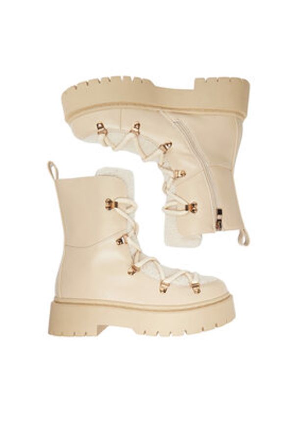 DeeZee Trzewiki 13123-15 Écru. Materiał: materiał, syntetyk