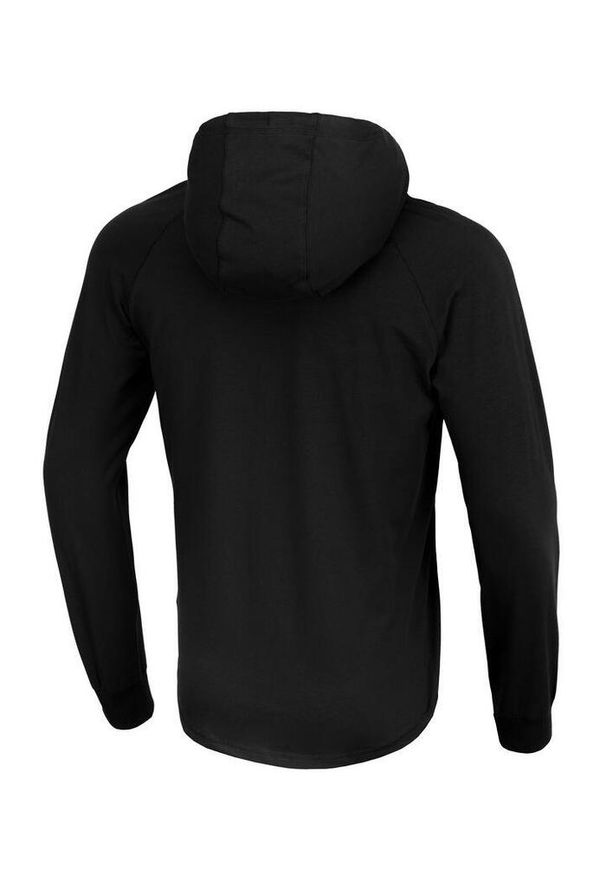 PITBULL - Bluza sportowa męska Pitbull West Coast Mercado Hooded Small Logo. Typ kołnierza: kaptur. Kolor: czarny. Długość rękawa: długi rękaw