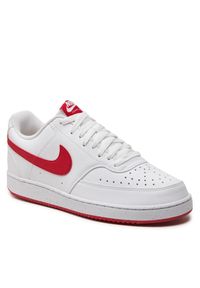 Sneakers Nike Court Vision Low NN 101 białe uniwersytecki czerwony. Kolor: czerwony. Model: Nike Court. Sport: koszykówka #1