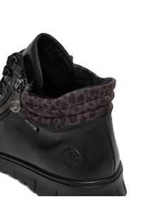 Rieker Trzewiki N1305-00 Czarny. Kolor: czarny. Materiał: skóra #4