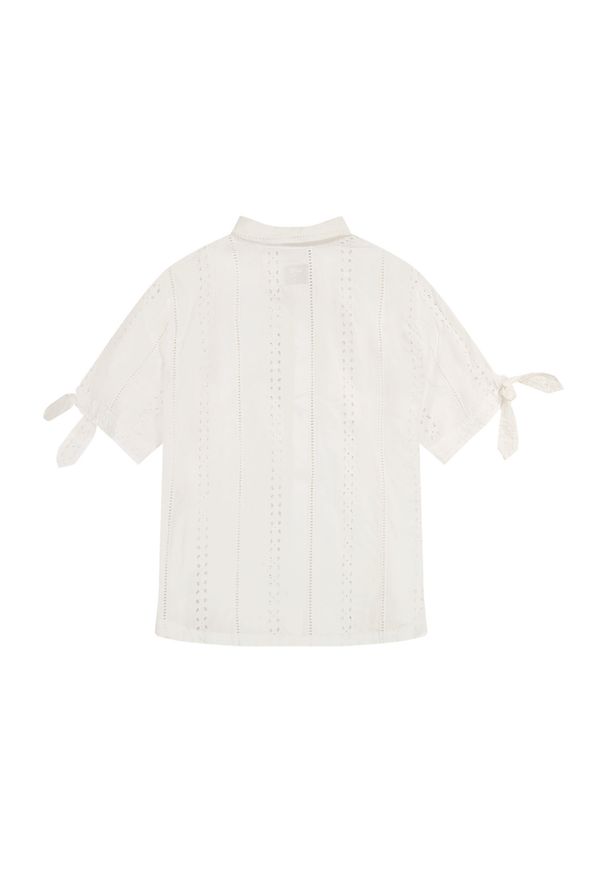 Lee - DAMSKA KOSZULA LEE CAMP TIE SLEEVE BUTTON UP BRIGHT WHITE 112364115