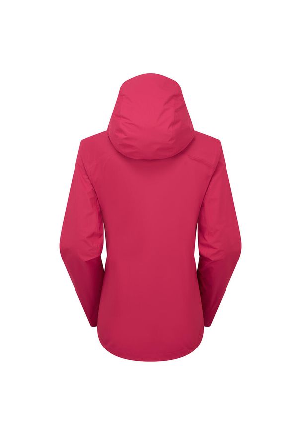 Kurtka przeciwdeszczowa damska Rab Women's Downpour Light Jacket z kapturem. Typ kołnierza: kaptur. Kolor: różowy