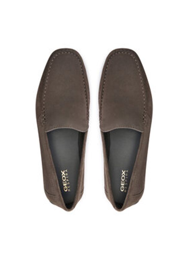 Geox Mokasyny U Ascanio U450WB 00022 C1018 Szary. Kolor: szary. Materiał: skóra, zamsz