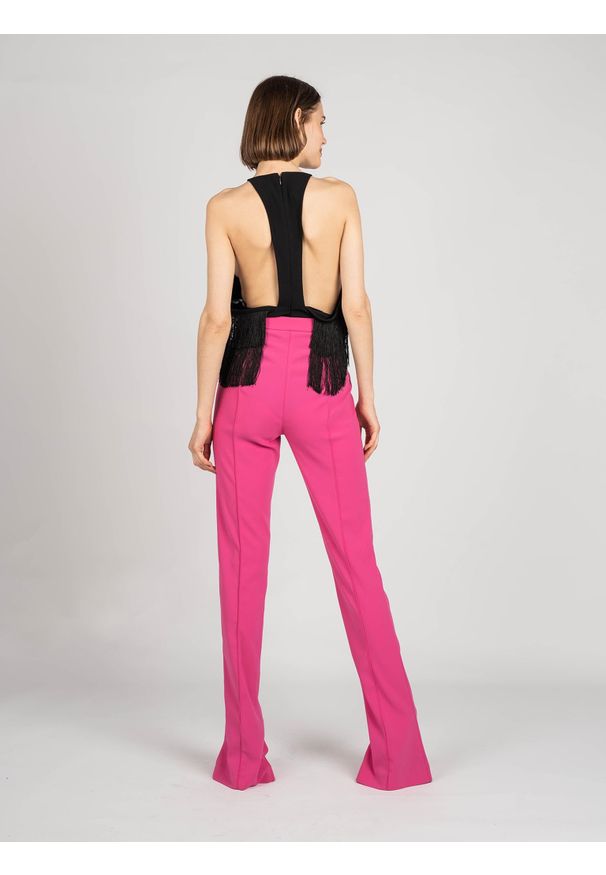 Patrizia Pepe Body | 8C0285/AN99 | Kobieta | Czarny. Kolor: czarny. Materiał: poliester, elastan. Wzór: aplikacja