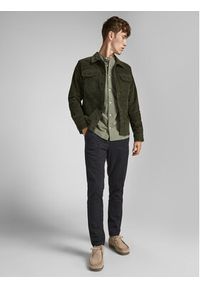 Jack & Jones - Jack&Jones Spodnie materiałowe Marco Dave 12174152 Czarny Slim Fit. Kolor: czarny. Materiał: bawełna #7