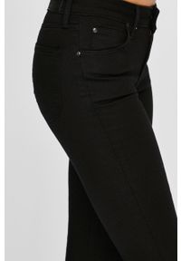 Lee - Jeansy Scarlett. Kolor: czarny. Materiał: jeans. Wzór: gładki #4