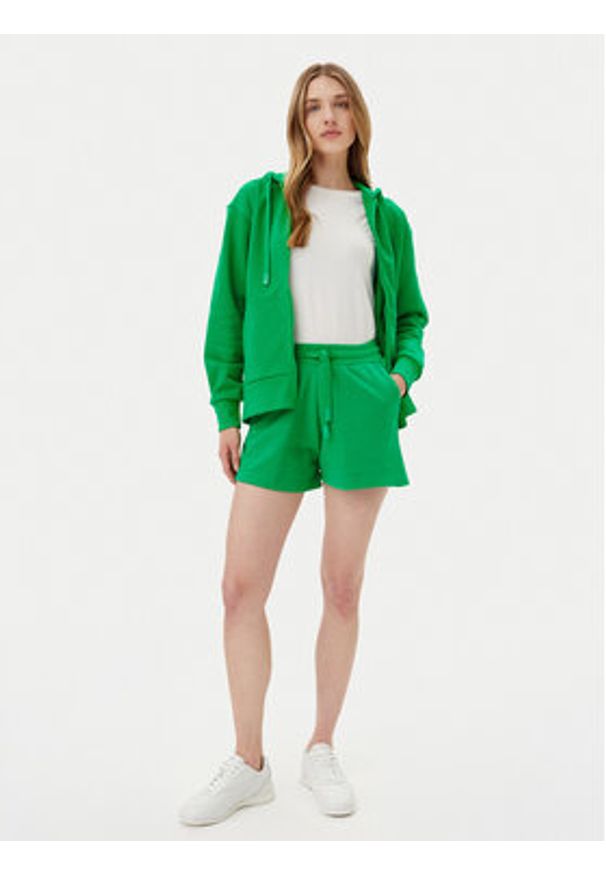 Silvian Heach Szorty sportowe Steffi GPP25115SH Zielony Regular Fit. Kolor: zielony. Materiał: bawełna