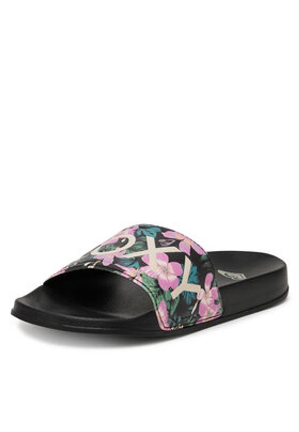 Roxy Klapki 865966 Czarny. Kolor: czarny. Materiał: syntetyk