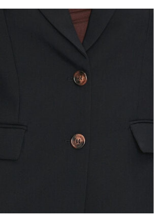 U.S. Polo Assn. Marynarka WUP0774 Czarny Slim Fit. Typ kołnierza: polo. Kolor: czarny. Materiał: syntetyk