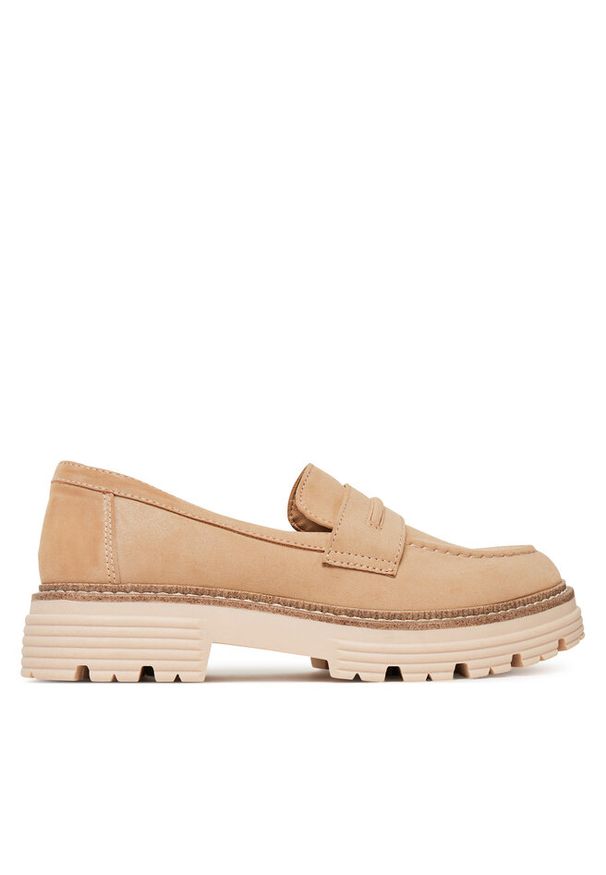 Jenny - Loafersy JENNY. Kolor: beżowy